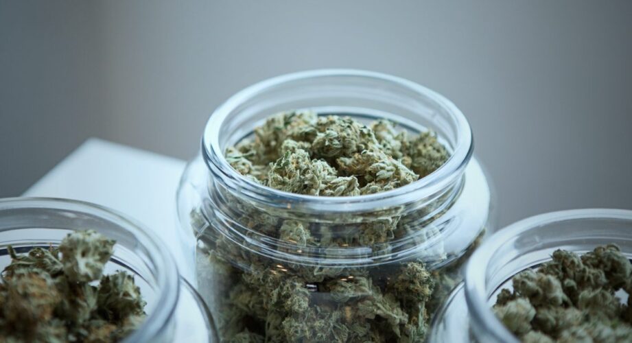 marijuana in jars